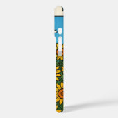 Heldere Zonnebloem Veld iPhone / iPad case (Achterkant / Links)