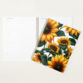 Heldere zonnebloemen planner (Display)