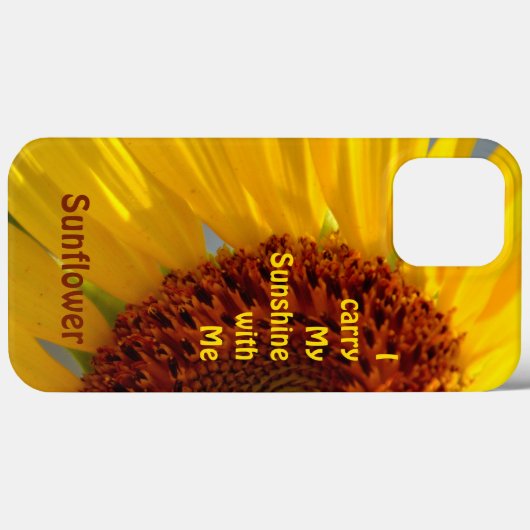 Heldere zonnebloempitten met flacon Case-Mate iPhone case (Achterkant (horizontaal))