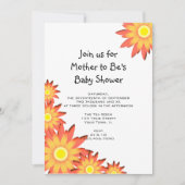 Helderend Baby shower voor zonnebloemen Kaart (Voorkant)