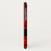 Helderend Elegant Red Kersttartan Monogram Case-Mate iPhone Case (Achterkant/links)