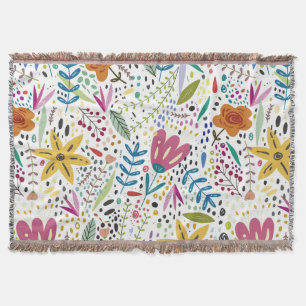 Helderend Floral Pattern Colorful Deken