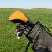 Heldergeel (Crayola) (effen kleur) Golfheadcover (Insitu)