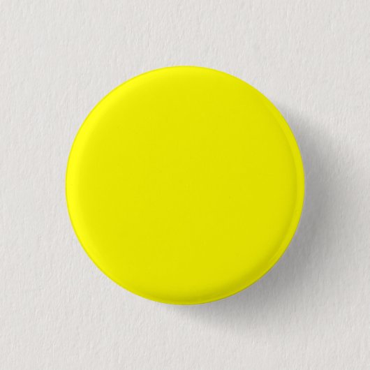 Heldergeel (vaste kleur) ronde button 3,2 cm (Voorkant)