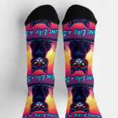 Heldergekleurde sokken RANDOPIX Katten als baas 00 (Top)