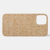 Heldergele gingham stof textuur. Case-Mate iPhone case (Achterkant (horizontaal))