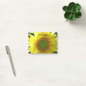 Heldergele zonnebloem post-it® notes (Kantoor)