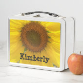 Heldergele zonnebloempel (In situ)