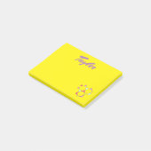 Heldergelige wetenschap post-it® notes (Schuin)