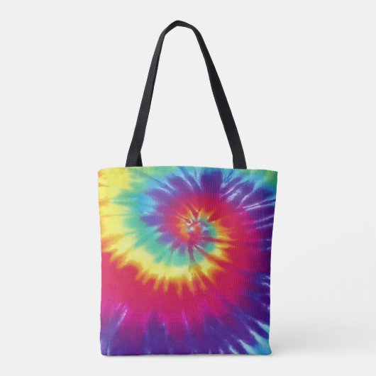 Heldergepersonaliseerde kleuren-Canvas tas, Jouw t Tote Bag (Achterkant)