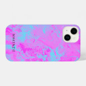 Heldergepersonaliseerde verf iPhone hoesje (Achterkant horizontaal)