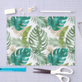 Heldergroene bladvariëteit metaalkleuren zomer tissuepapier (Craft)