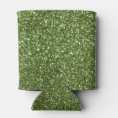 Heldergroene glitter blikjeskoeler (Achterkant)