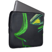 Heldergroene karakter elektronische tas (Voorkant Rechts)