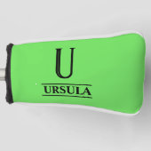 Heldergroene Putter Golf Head-Hoesje Golfheadcover (Voorkant)