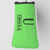 Heldergroene Putter Golf Head-Hoesje Golfheadcover (Draai 90)