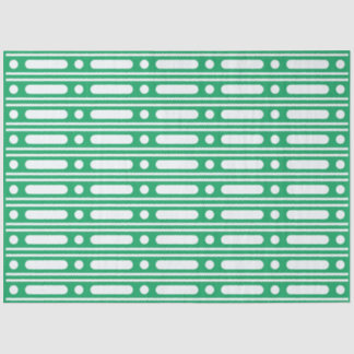 Heldergroene Stippels Rand Decoupage Papier