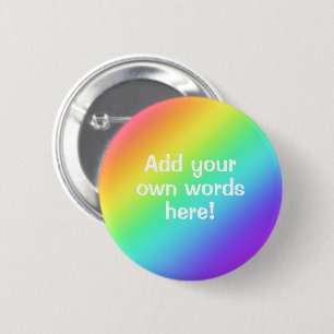 Helderheid aangepaste Button voor regenboog
