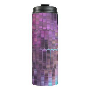 Helderheid abstract mozaïekmulticolkleurig met gla thermosbeker