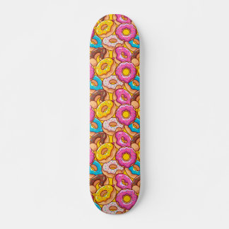 Helderheid cartoon donuts skateboard