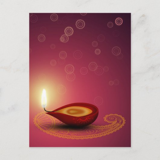 Helderheid diwali - Briefkaart (Voorkant)