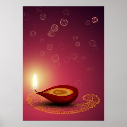 Helderheid diwali - Poster afdrukken (Voorkant)