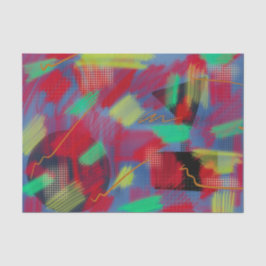 Helderheid en Abstracte digitale kunst Tissuepapier