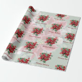 Helderheid en heilige kerstmis cadeaupapier (Uitgerold)