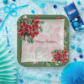 Helderheid en heilige kerstmis papieren bordje (Feest)