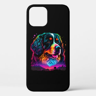 Helderheid en mooie Bernese Mountain Dog iPhone 12 Hoesje