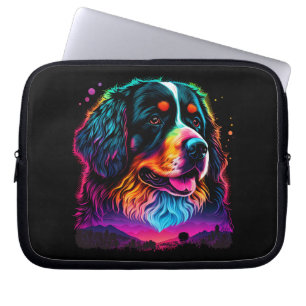 Helderheid en mooie Bernese Mountain Dog Laptop Sleeve