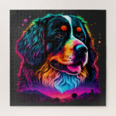 Helderheid en mooie Bernese Mountain Dog Legpuzzel (Verticaal)