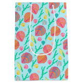Helderheid en seaweed Pattern Medium Cadeauzakje (Achterkant)