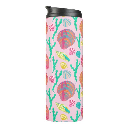 Helderheid en seaweed Pattern Thermosbeker (Geroteerd rechts)