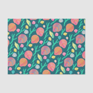 Helderheid en seaweed Pattern Tissuepapier