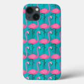 Helderheid Flamingo patroon Case-Mate iPhone Case (Achterkant)