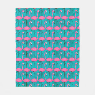 Helderheid Flamingo patroon Fleece Deken