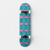 Helderheid Flamingo patroon Skateboard (Voorkant)