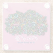 Helderheid in het ontwerp van de levensstijl glazen onderzetter (Achterkant)