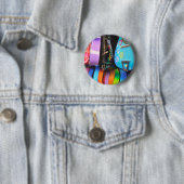 Helderheid in muziekgitaren ronde button 5,7 cm (In situ)
