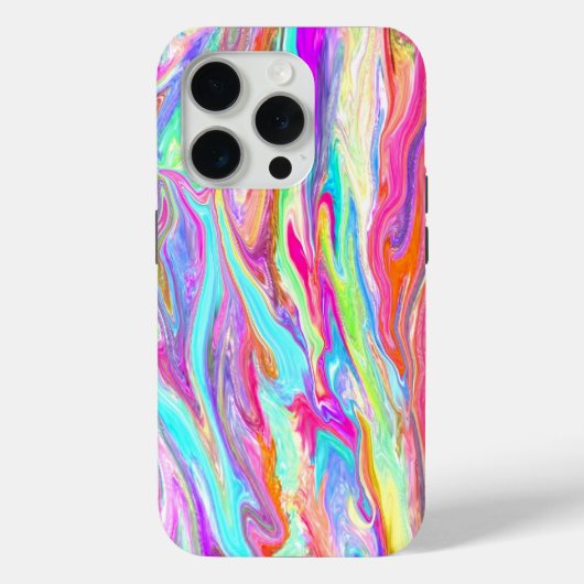 Helderheid in vloeibaar kleurneon Case-Mate iPhone case (Achterkant)