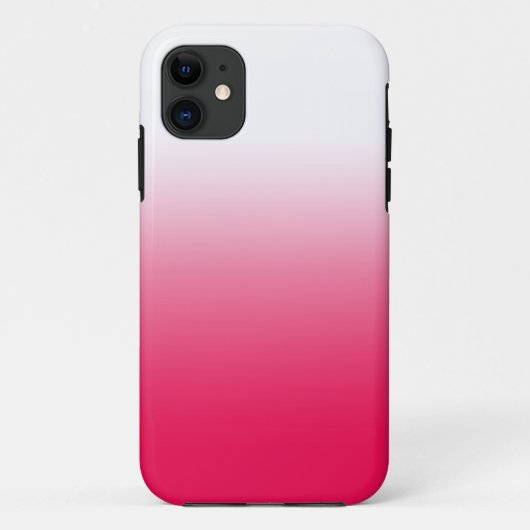 Helderheid in zomerrood en witte gradiëntkleur Case-Mate iPhone case (Achterkant)