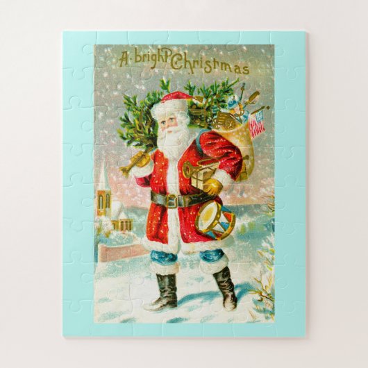 Helderheid kerstfeestkunst legpuzzel (Verticaal)
