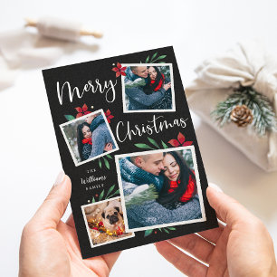 Helderheid   Kerstmis met meerdere foto's Feestdagenkaart