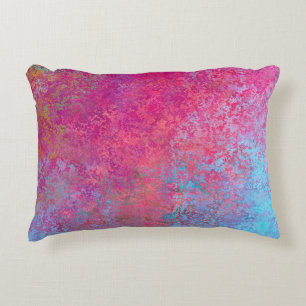 Helderheid magenta Sunset Abstract Acrylzuur Accent Kussen