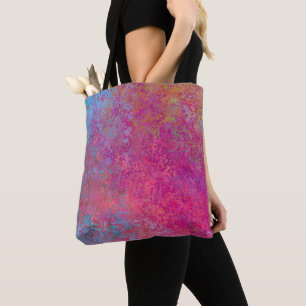 Helderheid magenta Sunset Abstract Acrylzuur Draagtas