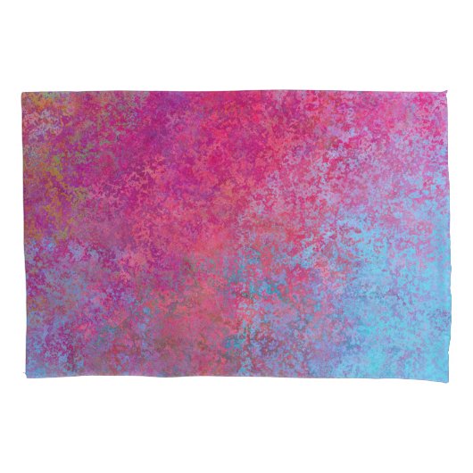 Helderheid magenta Sunset Abstract Acrylzuur Kussensloop (Voorkant)