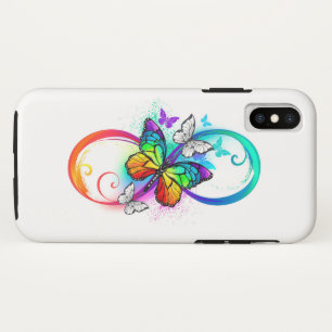 Helderheid met de regenboogvlinder iPhone XS hoesje