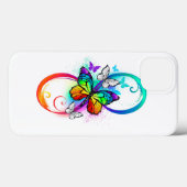 Helderheid met de regenboogvlinder Case-Mate iPhone case (Achterkant (horizontaal))