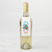 Helderheid met de regenboogvlinder flessenhanger (Op fles)